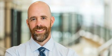 Portrait of UBC President Dr. Benoit-Antoine Bacon