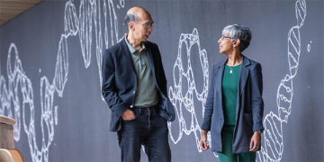 Dr. Raymond Ng and Dr. Anita Palepu, co-leaders of the UBC AI and Health Network. Credit: Paul Joseph/UBC.